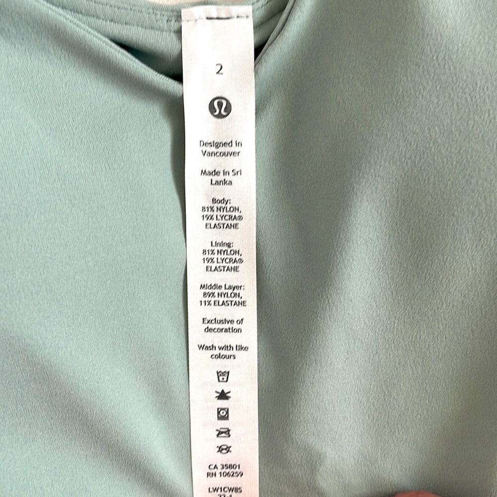 NWT Lululemon Align Tank Top Silver Blue Size 2 - Picture 4 of 10